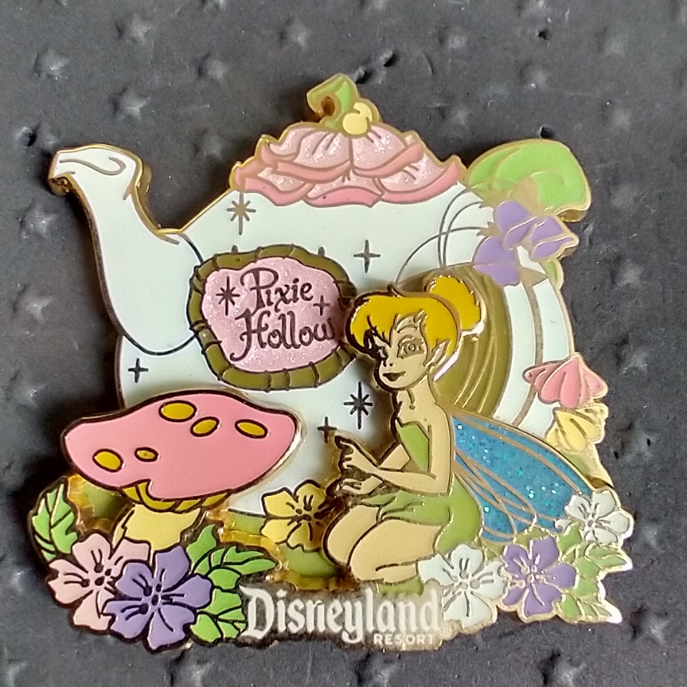Tinkerbell teapot pin